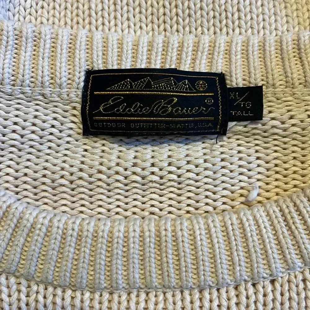 Eddie Bauer Outdoor Outfitter Seattle USA Men’s Vintage 90’s Sweater 1071
